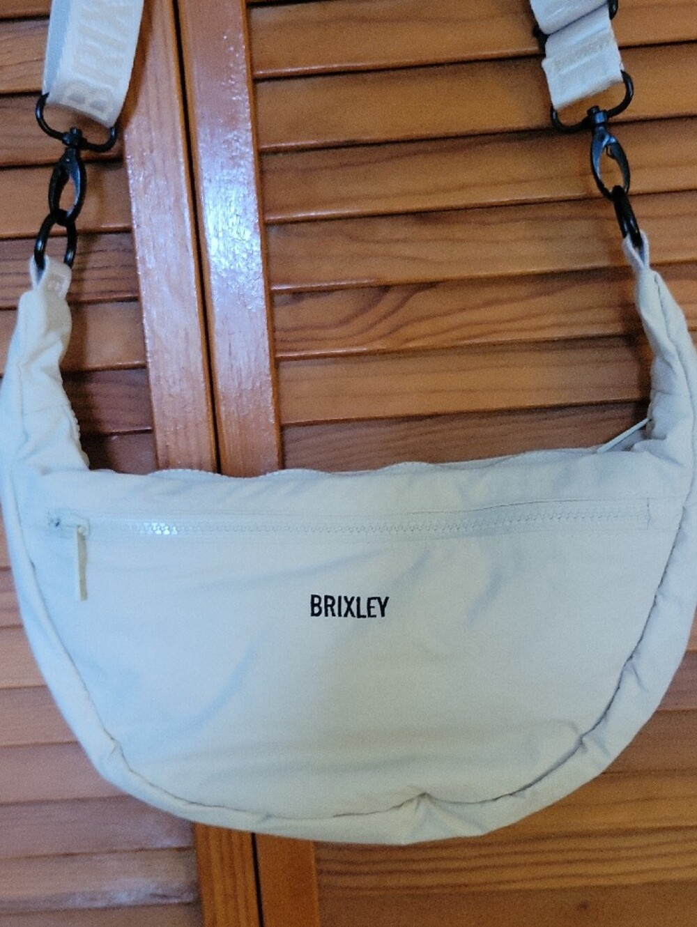 BRIXLEY Crescent Crossbody Bag in Ivory - Picture 4 of 11